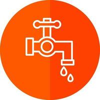 Water tap Vector Icon Design