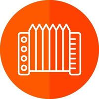 Accordion Vector Icon Design