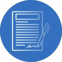 Agreement Vector Icon Design