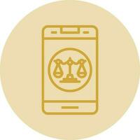 Legal Vector Icon Design