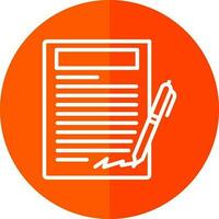 Agreement Vector Icon Design