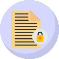 Secure data Vector Icon Design