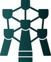 Atomium Vector Icon Design