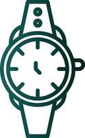 mano reloj vector icono diseño