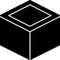 diseño de icono de vector de cubo