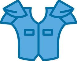 Shoulder pads Vector Icon Design