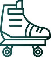 Roller skate Vector Icon Design