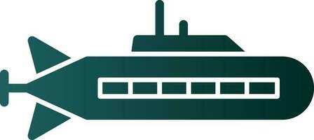 Submarine Vector Icon Design