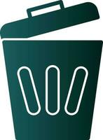 Trash can Vector Icon Design