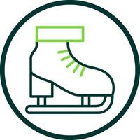 Ice skate Vector Icon Design