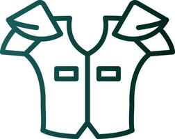 Shoulder pads Vector Icon Design