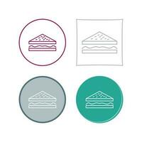 Unique Sandwich Vector Icon