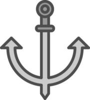 Anchor Vector Icon Design