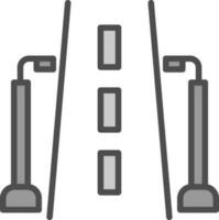 Street light Vector Icon Design