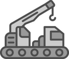 Crane Vector Icon Design