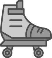 Roller skate Vector Icon Design