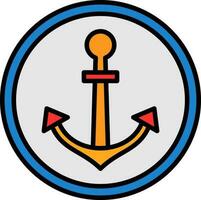 Anchor Vector Icon Design