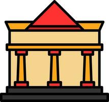 City hall Vector Icon Design