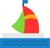 Houseboat Vector Icon Design