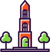 Dom tower Vector Icon Design