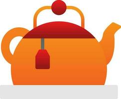 Teapot Vector Icon Design