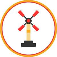 Windmill Vector Icon Design