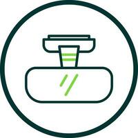 Rearview mirror Vector Icon Design