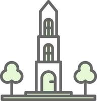 Dom tower Vector Icon Design