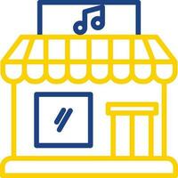 Music shop Vector Icon Design