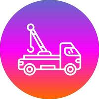 Tow truck Vector Icon Design