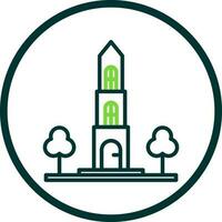 Dom tower Vector Icon Design
