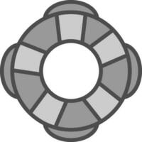 Lifebelt Vector Icon Design