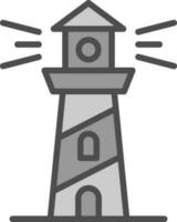 Lighthouse Vector Icon Design