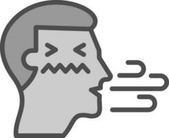 Bad breath Vector Icon Design