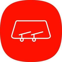 Windshield Vector Icon Design