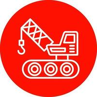 Crane Vector Icon Design