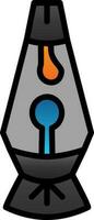 Lava lamp Vector Icon Design