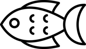 diseño de icono de vector de pescado