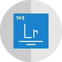 Lawrencium Vector Icon Design