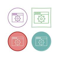 Unique Settings Vector Icon