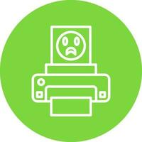 Photo print Vector Icon Design