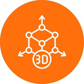 3d modeling Vector Icon Design