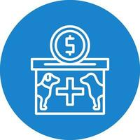 Donation Vector Icon Design