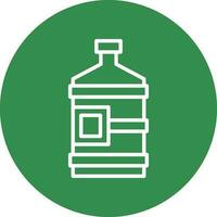 Water bottle Vector Icon Design