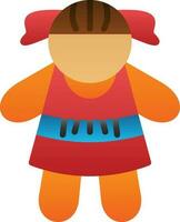Doll Vector Icon Design