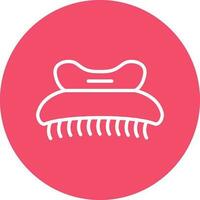 Hair clip Vector Icon Design