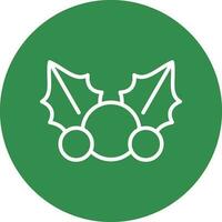 Mistletoe Vector Icon Design