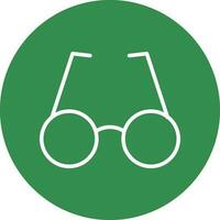 diseño de icono de vector de gafas