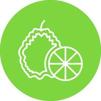 Kaffir lime Vector Icon Design