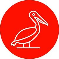 Pelican Vector Icon Design